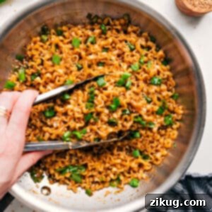 Flavor-packed Asian Noodle Recipe in a bowl