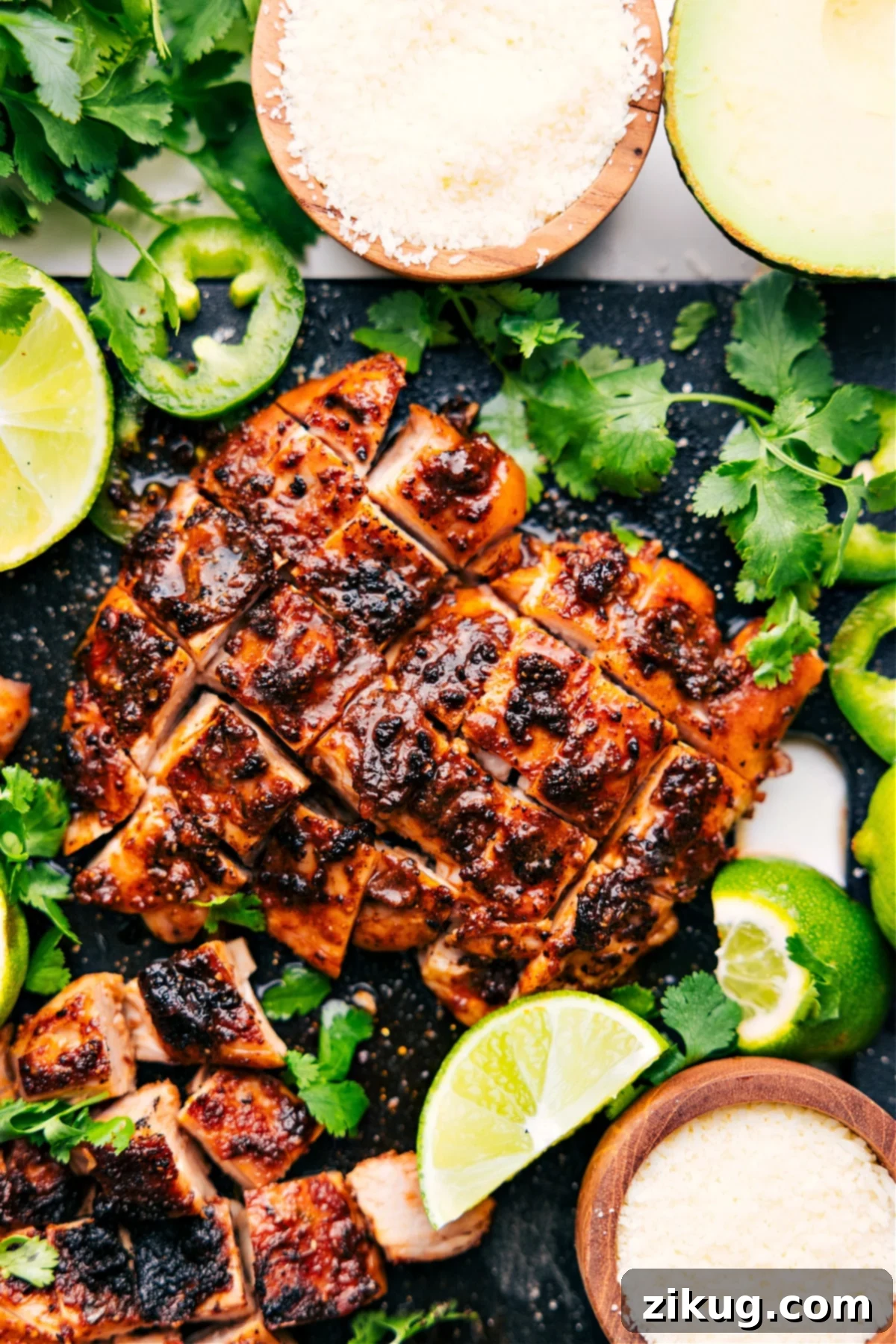 Smoky Chipotle Chicken Recipe Smoky, flavorful, and gorgeously charred Chipotle Chicken, ready to be loaded into tacos, bowls, or served as a standalone protein.
