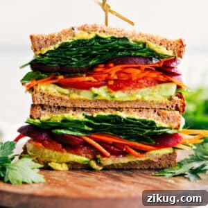 Loaded Veggie Sandwich Recipe: Flavorful Garden Vegetable Stack 3 img 253978 11