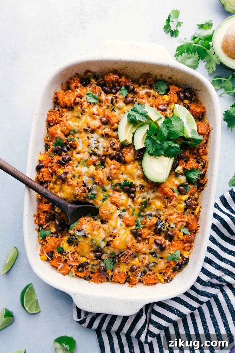 Chopped Chicken Salad Freshly baked Quinoa Enchilada Bake.