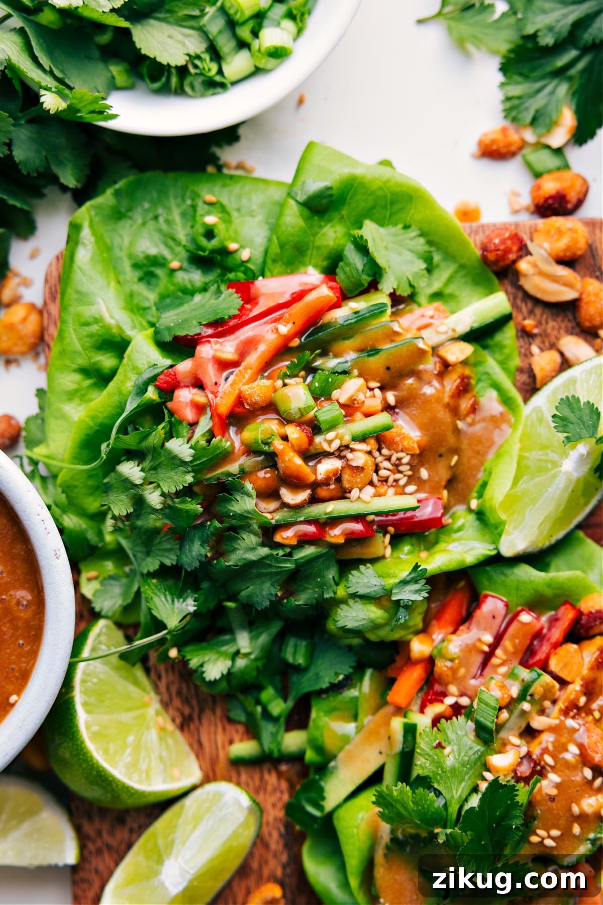Chicken Lettuce Wraps Asian chicken recipes: chicken lettuce wraps.