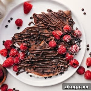 Decadent Chocolate Crepes Recipe with Rich Chocolate Sauce 3 img 256697 10