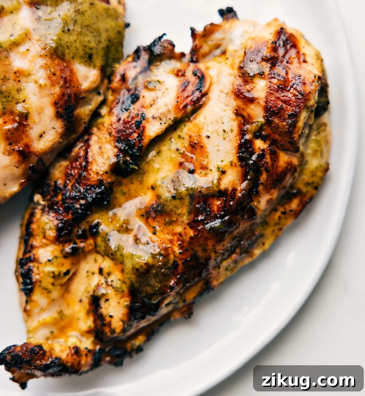 Grilled Chicken Added To This Cobb Salad Recipe The chicken grilled to perfection to add to this Cobb salad recipe.