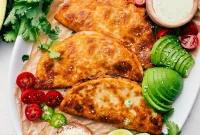 Crispy Beef Tacos with Avocado Cilantro Slaw