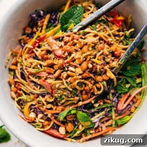 Fresh Vietnamese Spring Roll Salad with Peanut Dressing 10 Spring Roll Salad thumbnail