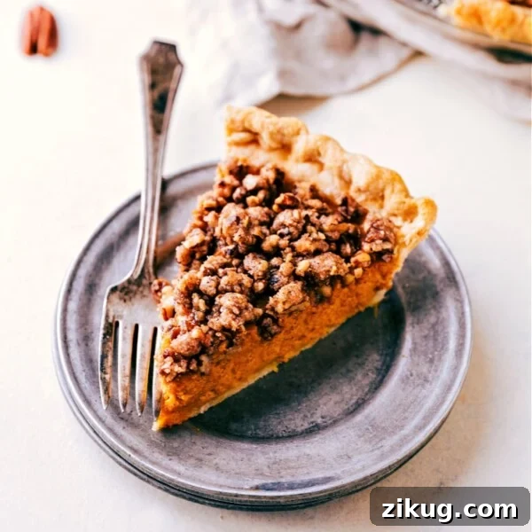 Pumpkin pecan pie.