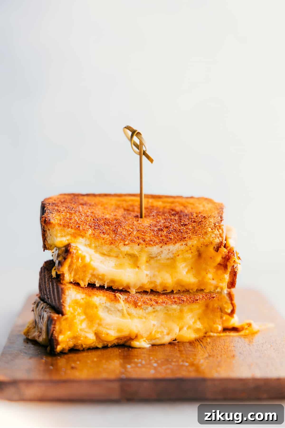 Grilled Cheese Sandwich Stacked grilled cheese sandwiches are classic easy recipes for kids with a gooey three-cheese center.