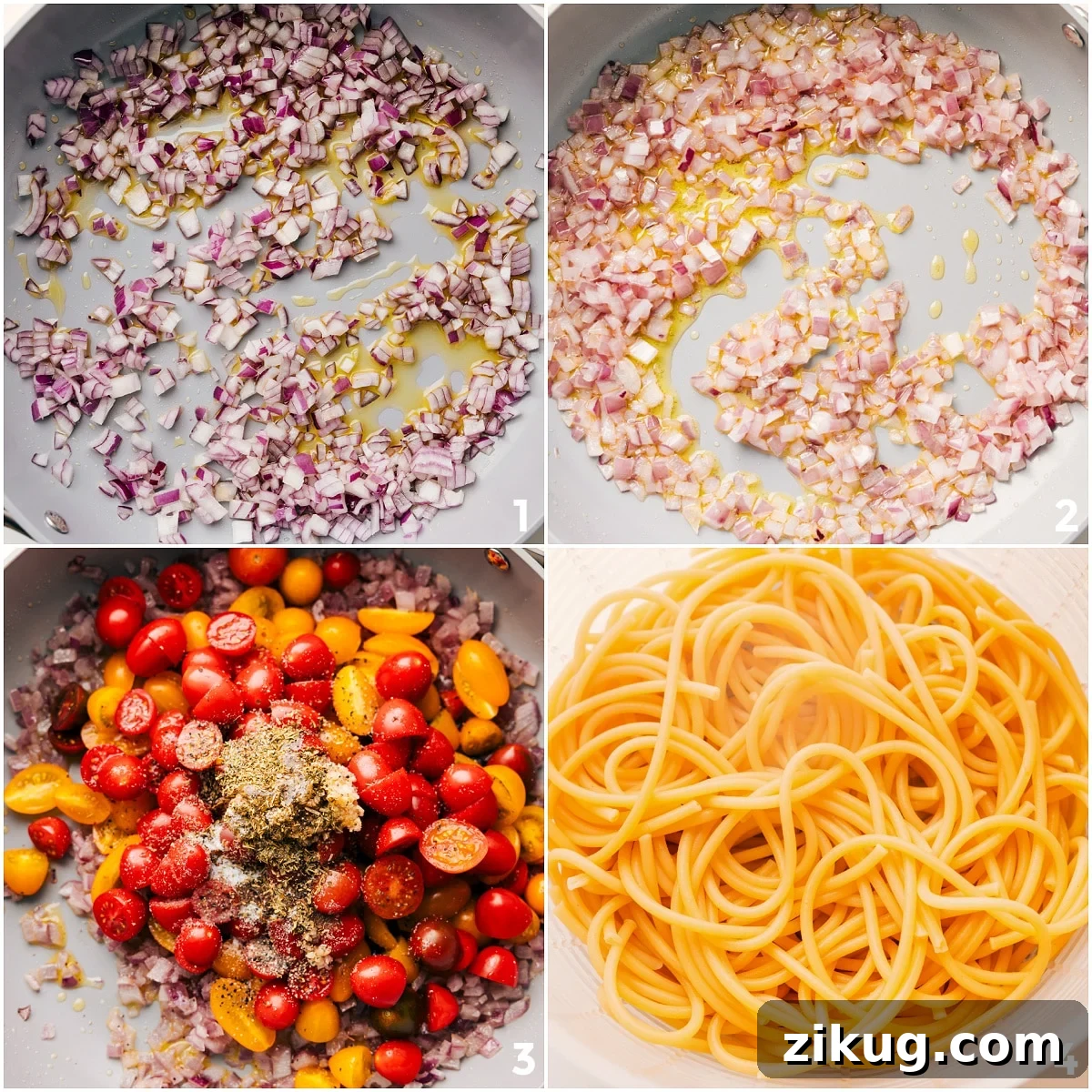 Roasted Cherry Tomato Pasta with Garlic and Basil 5 Pasta with tomatoes and basil