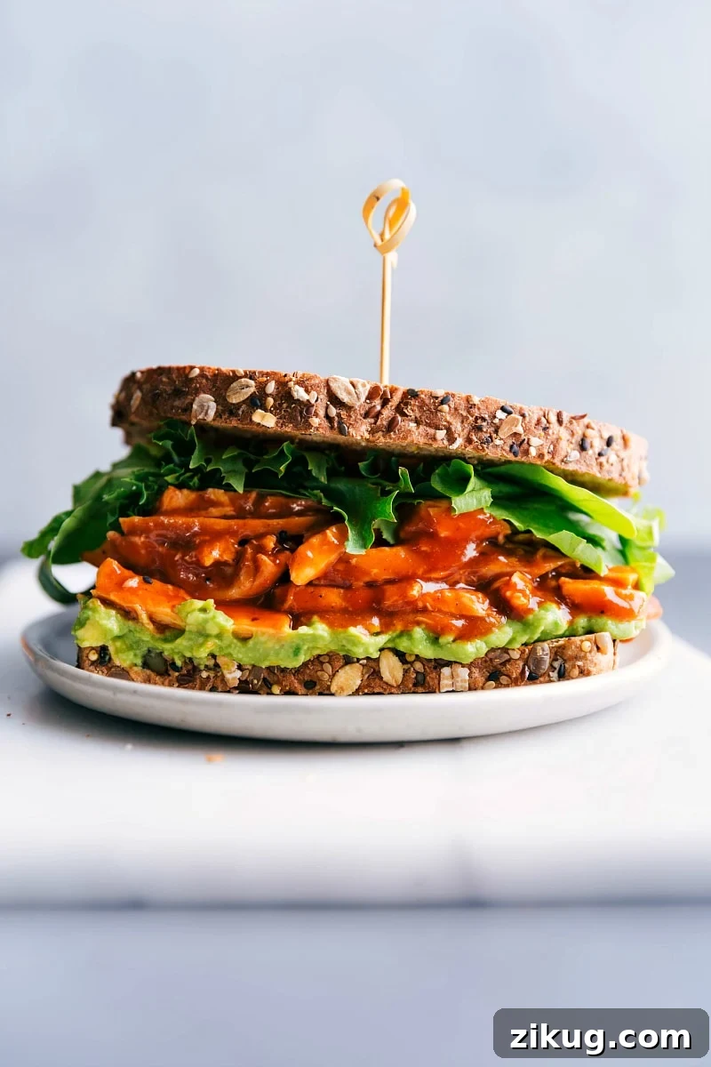 Meal Prep Taco Bowls BBQ chicken sandwich recipes with saucy chicken, melted cheese, and a toasted bun.