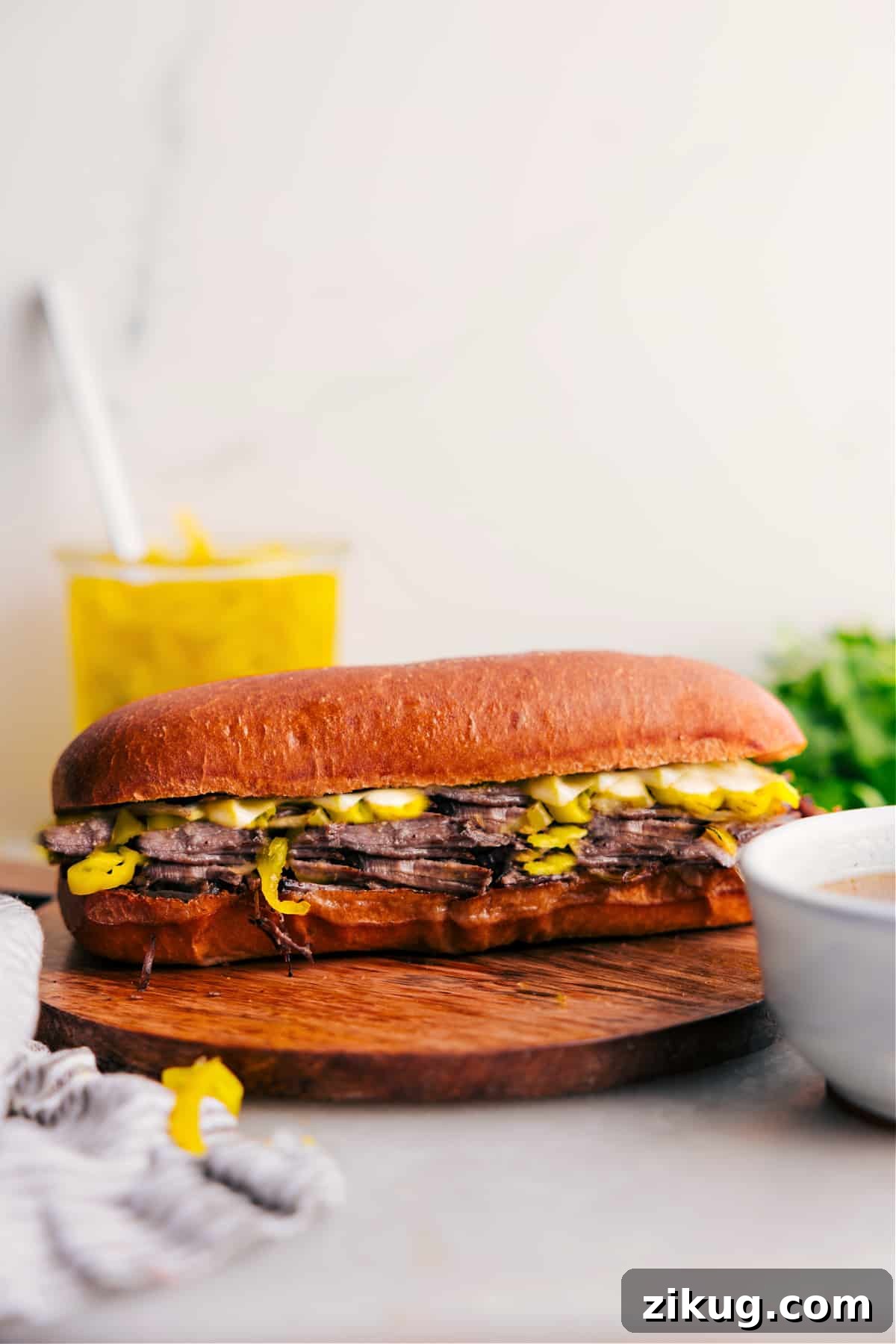 Meal Prep Taco Bowls Italian beef sandwich recipes with slow-cooked beef and melted cheese on a crusty roll.