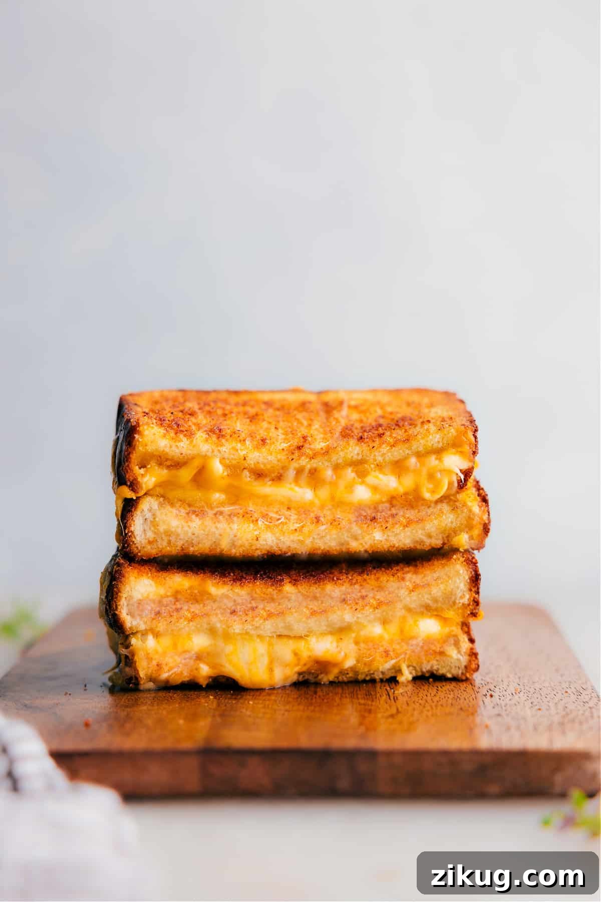 Meal Prep Taco Bowls Grilled cheese with crispy bread and three layers of melted cheese.