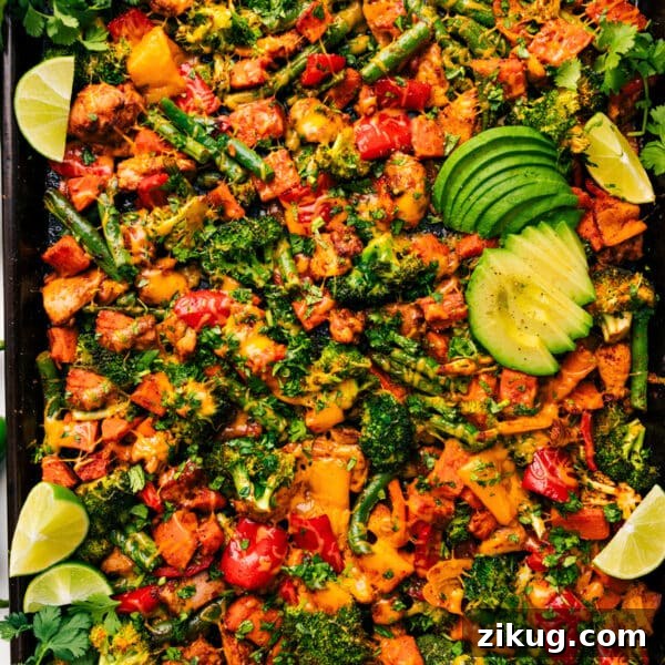 One-pan chicken and veggies