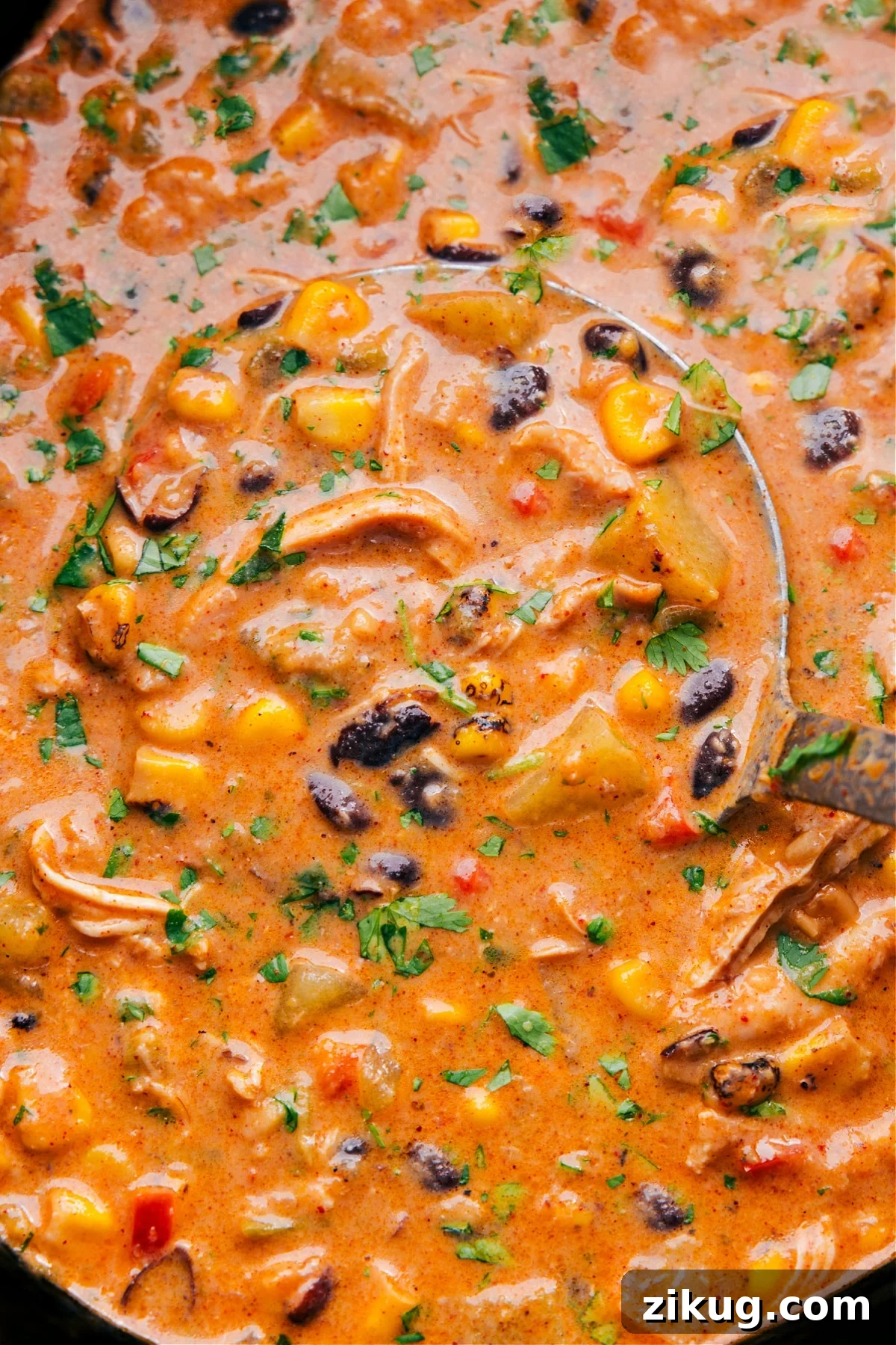 Taco Stuffed Sweet Potatoes Easy crockpot meals: Creamy Southwest Corn Chowder with chicken, fire-roasted corn, beans, peppers, and fresh herbs.